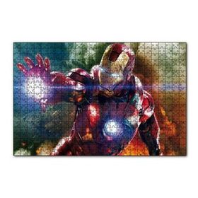 Cakapuzzle Iron Man Sihirli Eller 120 Parça Puzzle