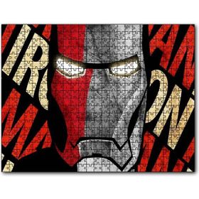 Cakapuzzle Iron Man Yakın Plan İllüstrasyon 120 Parça Puzzle