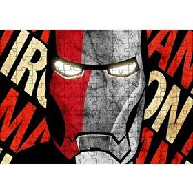 Cakapuzzle Iron Man Yakın Plan İllüstrasyon 120 Parça Puzzle