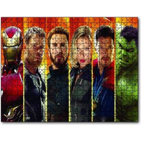 Cakapuzzle Iron Thor Captain America Strange Ahşap 255 Parça Puzzle