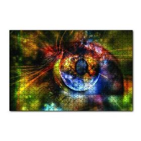 Cakapuzzle Işıltılı Soyut Göz 120 Parça Puzzle