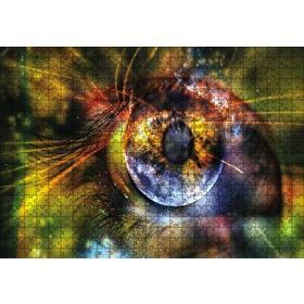 Cakapuzzle Işıltılı Soyut Göz 500 Parça Puzzle