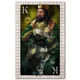 Cakapuzzle İskambil Kağıdı ve Ölüm Figürü Görseli Ahşap 1000 Parça Puzzle