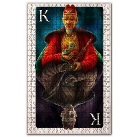 Cakapuzzle İskanbil Kağıdı Ejderha Hayalet Görsel Ahşap 1000 Parça Puzzle