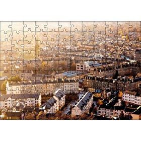 Cakapuzzle İskoçya Edinburg Yüksekten Şehir Manzarası 120 Parça Ahşap Puzzle