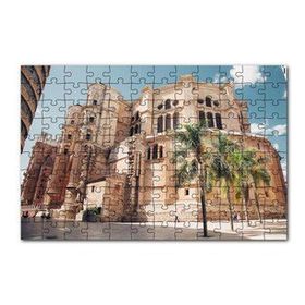 Cakapuzzle İspanya Muhteşem Katedral ve Gökyüzü 120 Parça Ahşap Puzzle