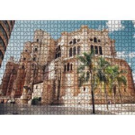 Cakapuzzle İspanya Muhteşem Katedral ve Gökyüzü 120 Parça Ahşap Puzzle