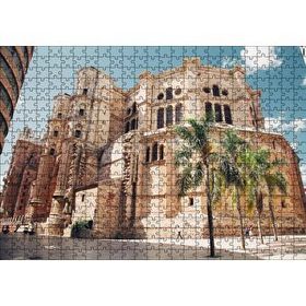 Cakapuzzle İspanya Muhteşem Katedral ve Gökyüzü 120 Parça Ahşap Puzzle