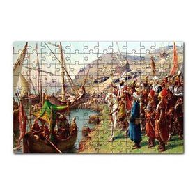 Cakapuzzle İstanbul Fatih Sultan Mehmet Gemileri 120 Parça Ahşap Puzzle
