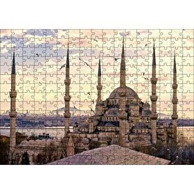 Cakapuzzle İstanbul Sultan Ahmet Camii Görseli 120 Parça Ahşap Puzzle