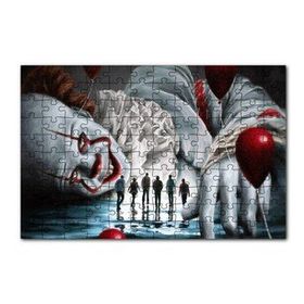 Cakapuzzle IT Filmi Karakteri Palyaço ve Kurbanları Yapboz MDF Puzzle