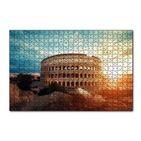 Cakapuzzle İtalya Roma Tarihi Colosseum 120 Parça Ahşap Puzzle