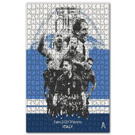 Cakapuzzle İtalya Uefa Euro 2021 Şampiyonluk Kupası Ahşap 1000 Parça Puzzle