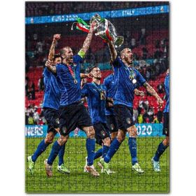 Cakapuzzle İtalya Uefa Euro 2021 Şampiyonluk Kupası Ahşap 1000 Parça Puzzle