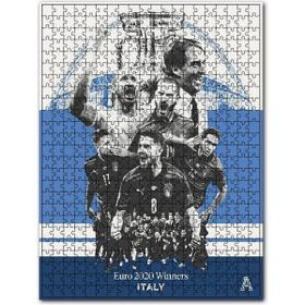 Cakapuzzle İtalya Uefa Euro 2021 Şampiyonluk Kupası Ahşap 255 Parça Puzzle