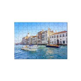 Cakapuzzle Italya Venedik Binalar ve Kanalda Tekneler 1000 Parça Puzzle
