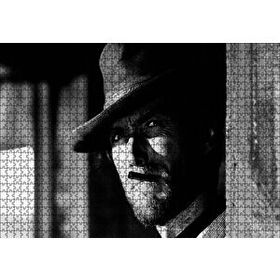 Cakapuzzle İyi Kötü Çirkin Clint Eastwood SB 120 Parça Ahşap Puzzle