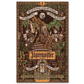 Cakapuzzle Jagermeister Illüstrasyonu 56 Baharatla Yapılan 120 Parça Puzzle