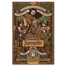 Cakapuzzle Jagermeister Illüstrasyonu 56 Baharatla Yapılan 120 Parça Puzzle
