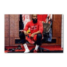 Cakapuzzle James Harden Houston Basketbolcu 120 Parça Ahşap Puzzle