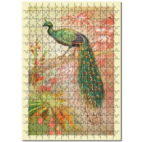 Cakapuzzle Java Tavuskuşu Görseli Mdf 255 Parça Puzzle