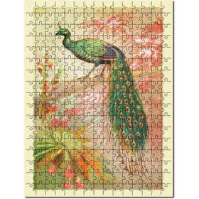 Cakapuzzle Java Tavuskuşu Görseli Mdf 255 Parça Puzzle