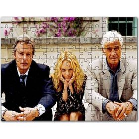 Cakapuzzle Jean Paul Belmondo Alain Delon Vanessa Paradis Mdf 255 Parça Puzzle