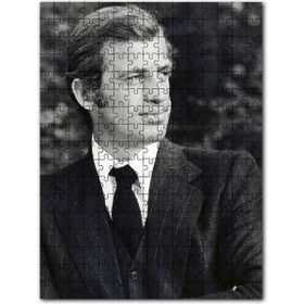 Cakapuzzle Jean Paul Belmondo Gençlik Siyah Beyaz Mdf 120 Parça Puzzle