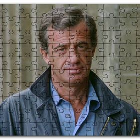 Cakapuzzle Jean Paul Belmondo Sokak Pozu Mdf 120 Parça Puzzle