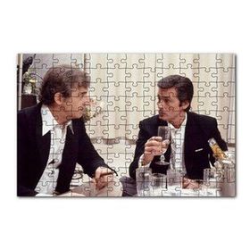 Cakapuzzle Jean Paul Belmondo ve Alain Delon 120 Parça Ahşap Puzzle