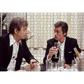 Cakapuzzle Jean Paul Belmondo ve Alain Delon 120 Parça Ahşap Puzzle