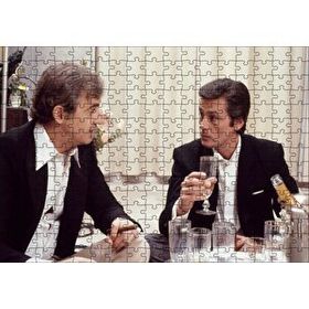 Cakapuzzle Jean Paul Belmondo ve Alain Delon 120 Parça Ahşap Puzzle