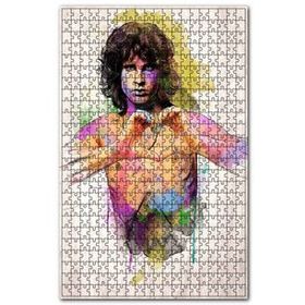 Cakapuzzle Jim Morrison Kalp Figürü Görseli 120 Parça Puzzle