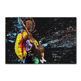 Cakapuzzle Jimi Hendrix Gitar Illüstrasyon 255 Parça Puzzle