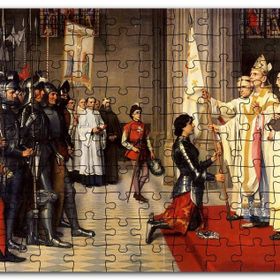 Cakapuzzle Joan Arc Taç Giyme Töreni Tablosu Mdf 255 Parça Puzzle