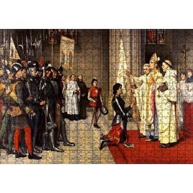Cakapuzzle Joan Arc Taç Giyme Töreni Tablosu Mdf 500 Parça Puzzle