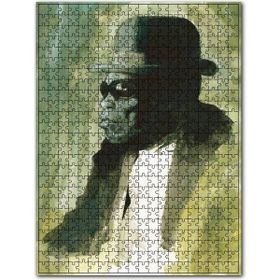 Cakapuzzle John Lee Hooper Suluboya Portre Ahşap 255 Parça Puzzle