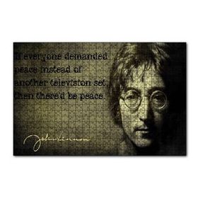 Cakapuzzle John Lennon Barış Mottosu 255 Parça Puzzle