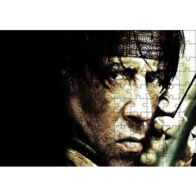 Cakapuzzle John Rambo ve Oku 120 Parça Ahşap Puzzle