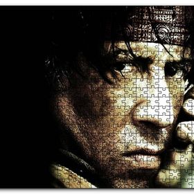 Cakapuzzle John Rambo ve Oku Mdf 120 Parça Puzzle