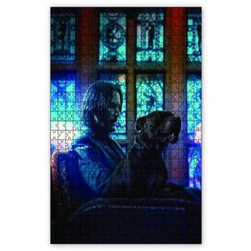 Cakapuzzle John Wick ve Köpeği Ahşap 255 Parça Puzzle