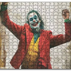 Cakapuzzle Joker Gülümseme Filmi Görseli Mdf 120 Parça Puzzle