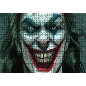 Cakapuzzle Joker Gülümsemesi Yağlı Boya Resmi Mdf 1000 Parça Puzzle