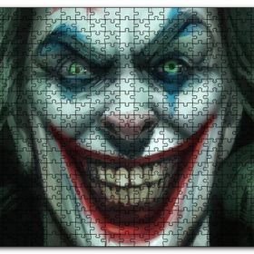 Cakapuzzle Joker Gülümsemesi Yağlı Boya Resmi Mdf 120 Parça Puzzle