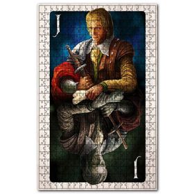 Cakapuzzle Joker İskanbil Kağıt ve Ölüm Hayelet Ahşap 1000 Parça Puzzle