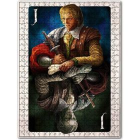 Cakapuzzle Joker İskanbil Kağıt ve Ölüm Hayelet Ahşap 1000 Parça Puzzle