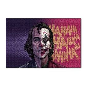 Cakapuzzle Joker Joaquin Phoenix Hahaha Karikatürize 120 Parça Ahşap Puzzle