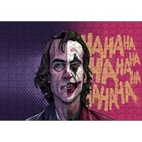 Cakapuzzle Joker Joaquin Phoenix Hahaha Karikatürize 120 Parça Ahşap Puzzle