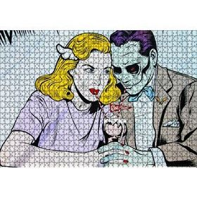 Cakapuzzle Joker ve Harley Quinn Vintage 255 Parça Puzzle