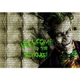 Cakapuzzle Joker Welcome To The Madhouse Palyaço Mdf 1000 Parça Puzzle